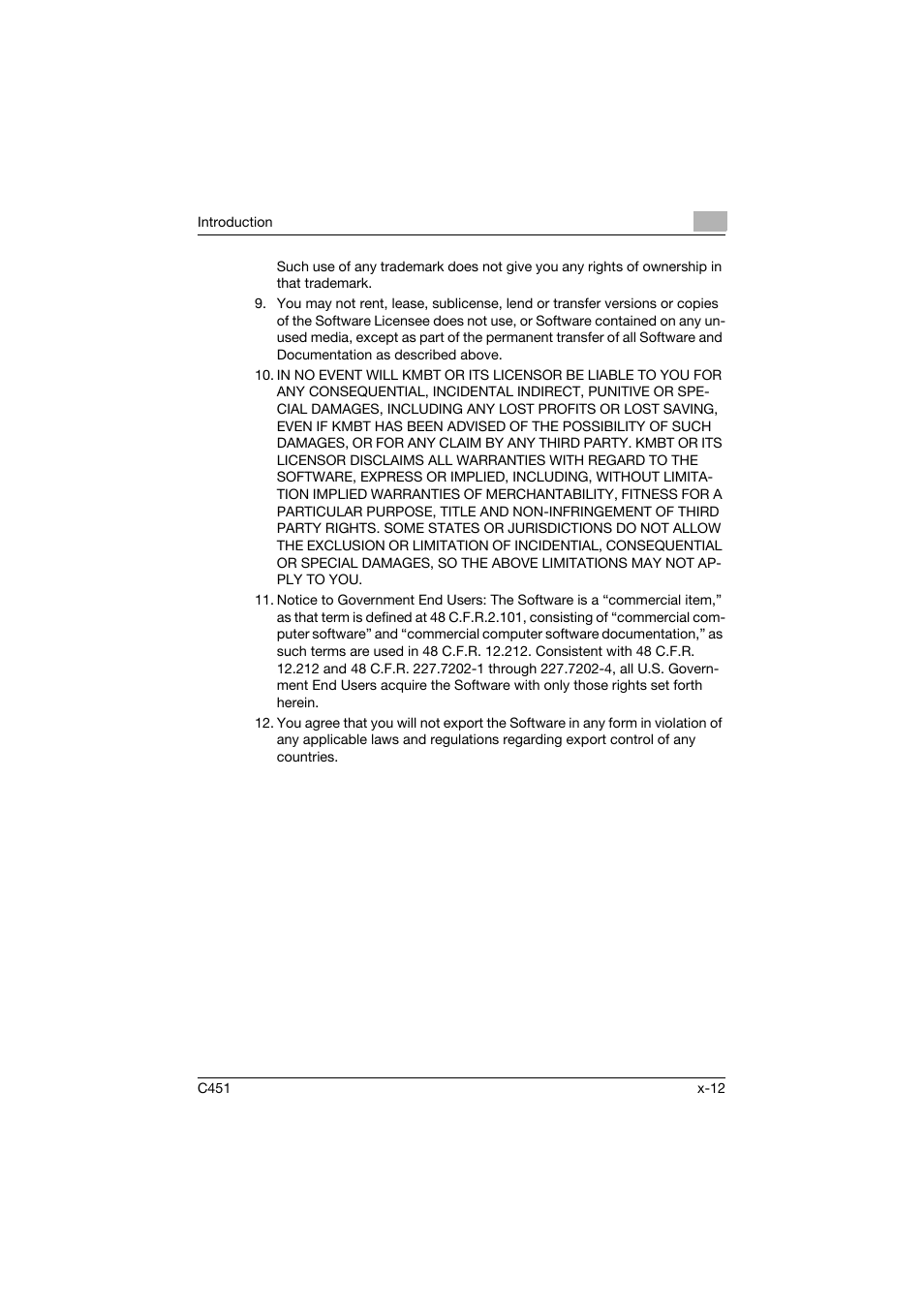 Konica Minolta bizhub C451 User Manual | Page 13 / 246