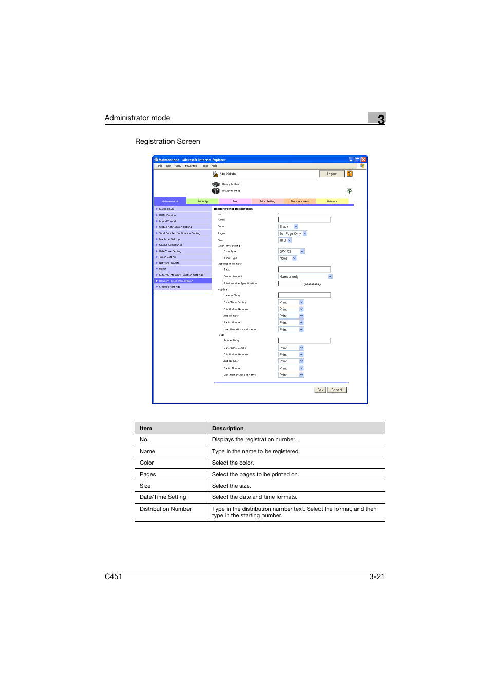 Konica Minolta bizhub C451 User Manual | Page 130 / 246