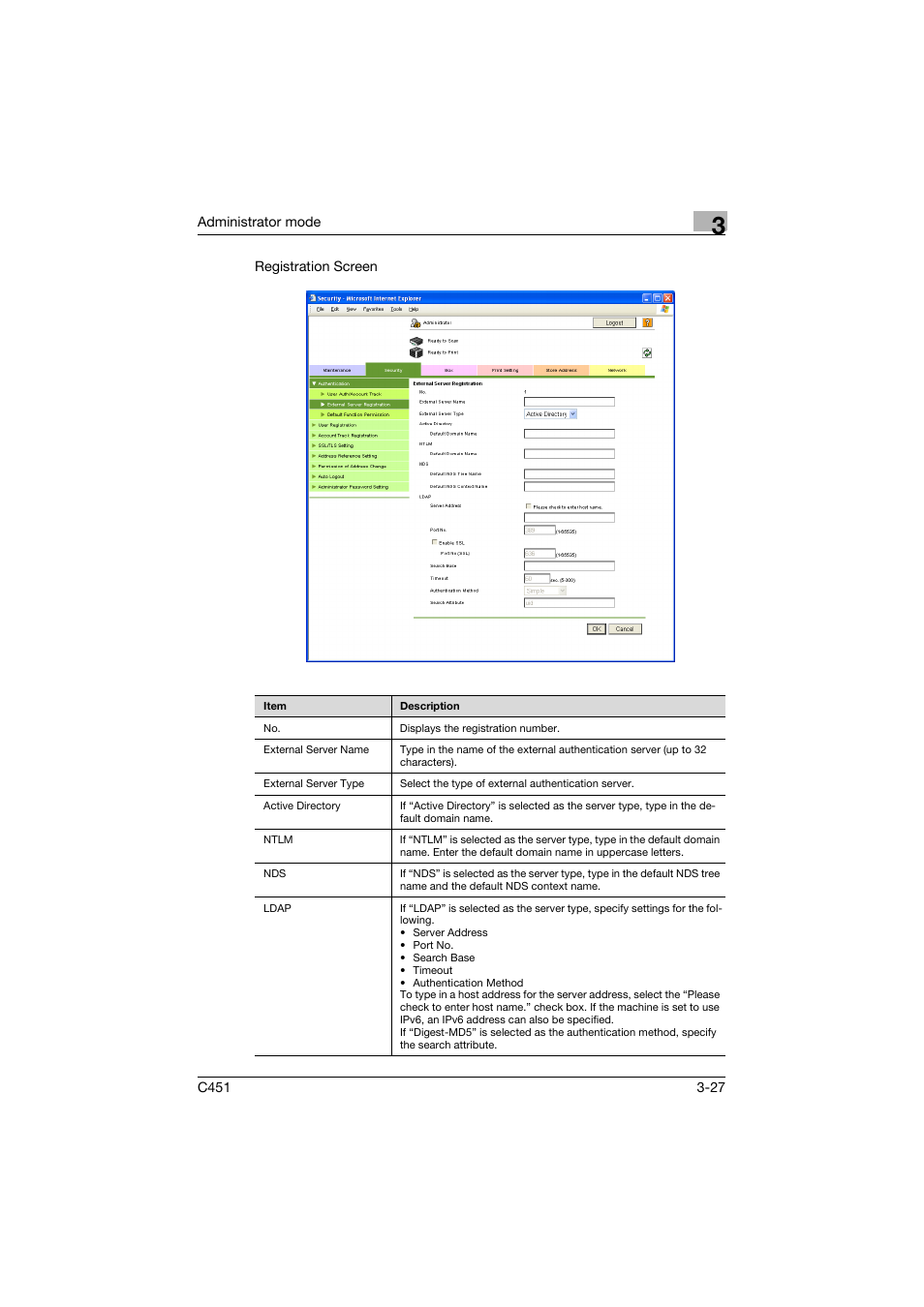 Konica Minolta bizhub C451 User Manual | Page 136 / 246