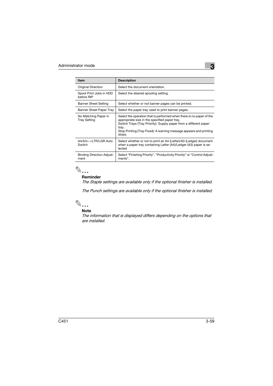 Konica Minolta bizhub C451 User Manual | Page 168 / 246