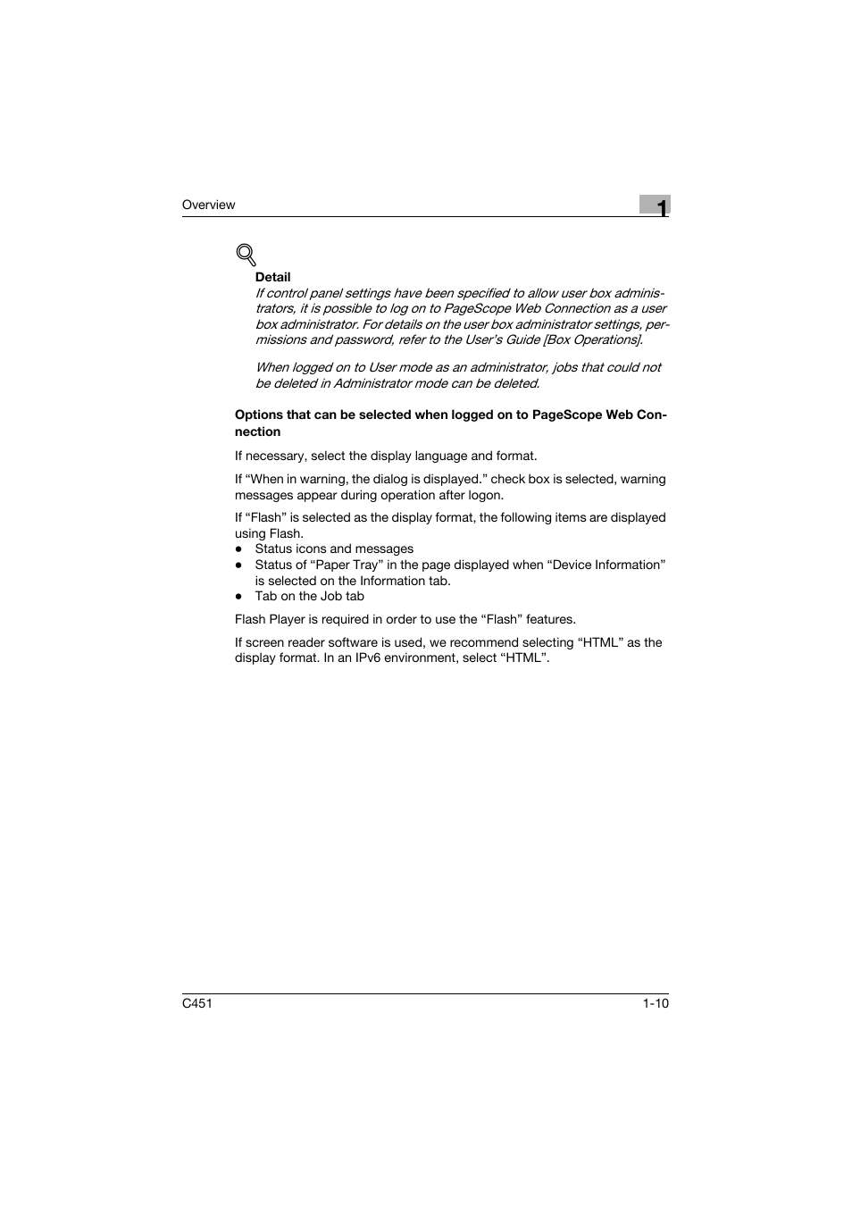 Konica Minolta bizhub C451 User Manual | Page 31 / 246