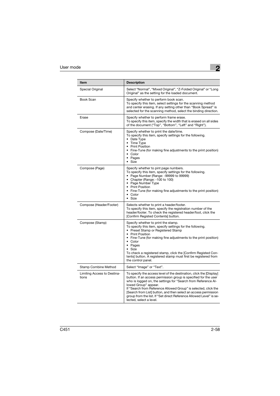 Konica Minolta bizhub C451 User Manual | Page 93 / 246