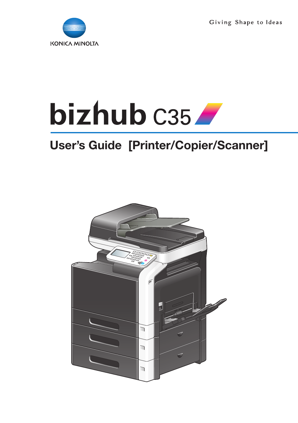 Konica Minolta bizhub C35 User Manual | 394 pages