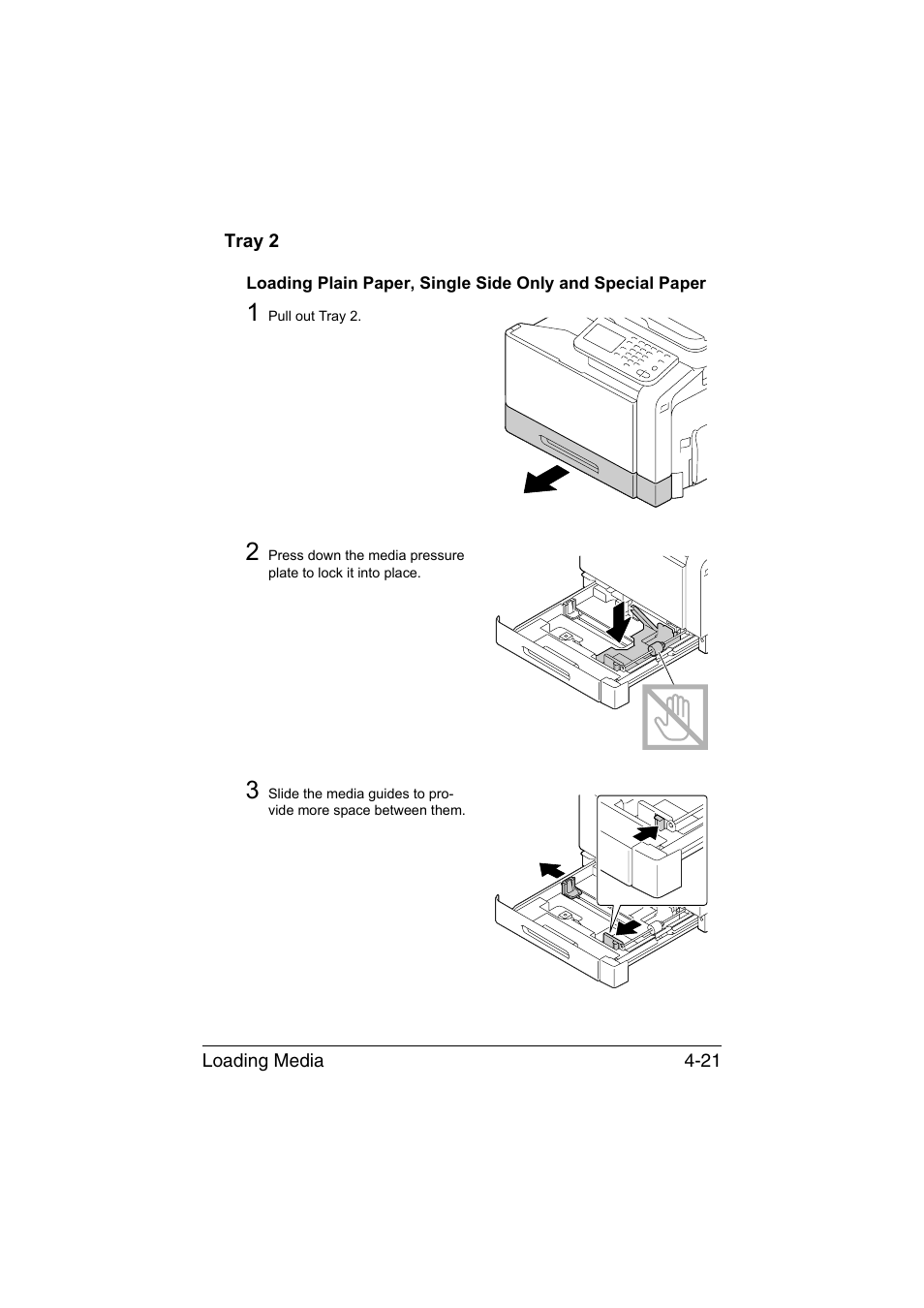 Tray 2, Tray 2 -21 | Konica Minolta bizhub C35 User Manual | Page 146 / 394