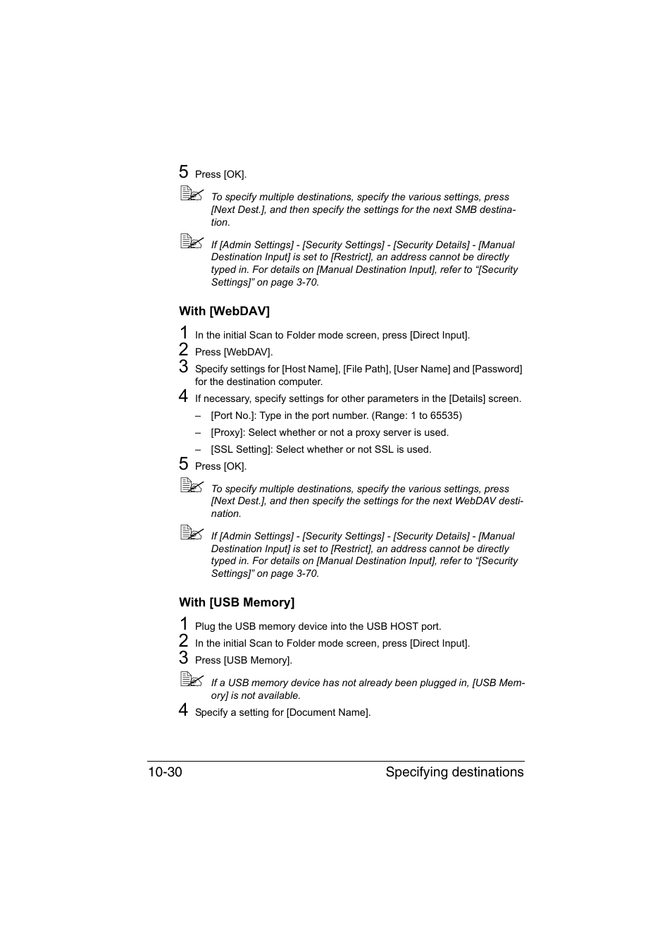 With [webdav, With [usb memory, With [webdav] -30 with [usb memory] -30 | Konica Minolta bizhub C35 User Manual | Page 245 / 394