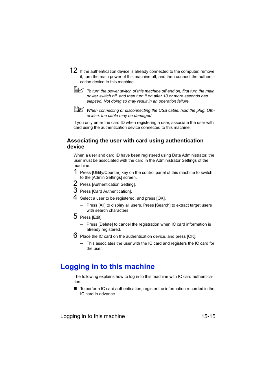 Logging in to this machine, Logging in to this machine -15 | Konica Minolta bizhub C35 User Manual | Page 378 / 394