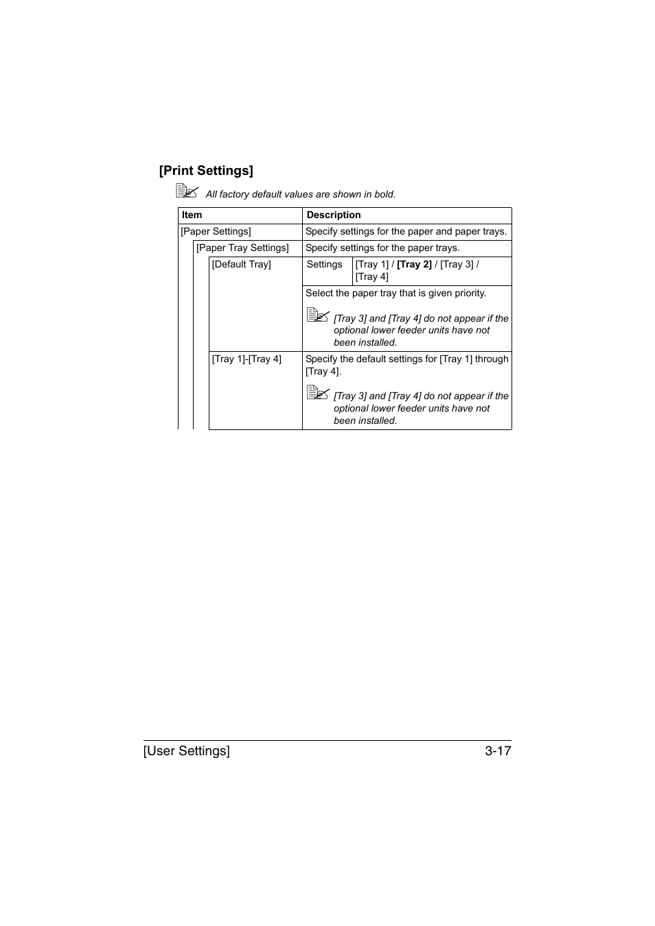 Print settings, Print settings] -17 | Konica Minolta bizhub C35 User Manual | Page 64 / 394