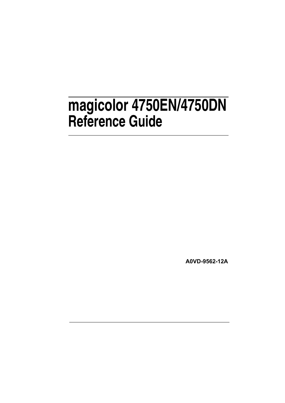 Konica Minolta magicolor 4750EN-4750DN User Manual | 409 pages