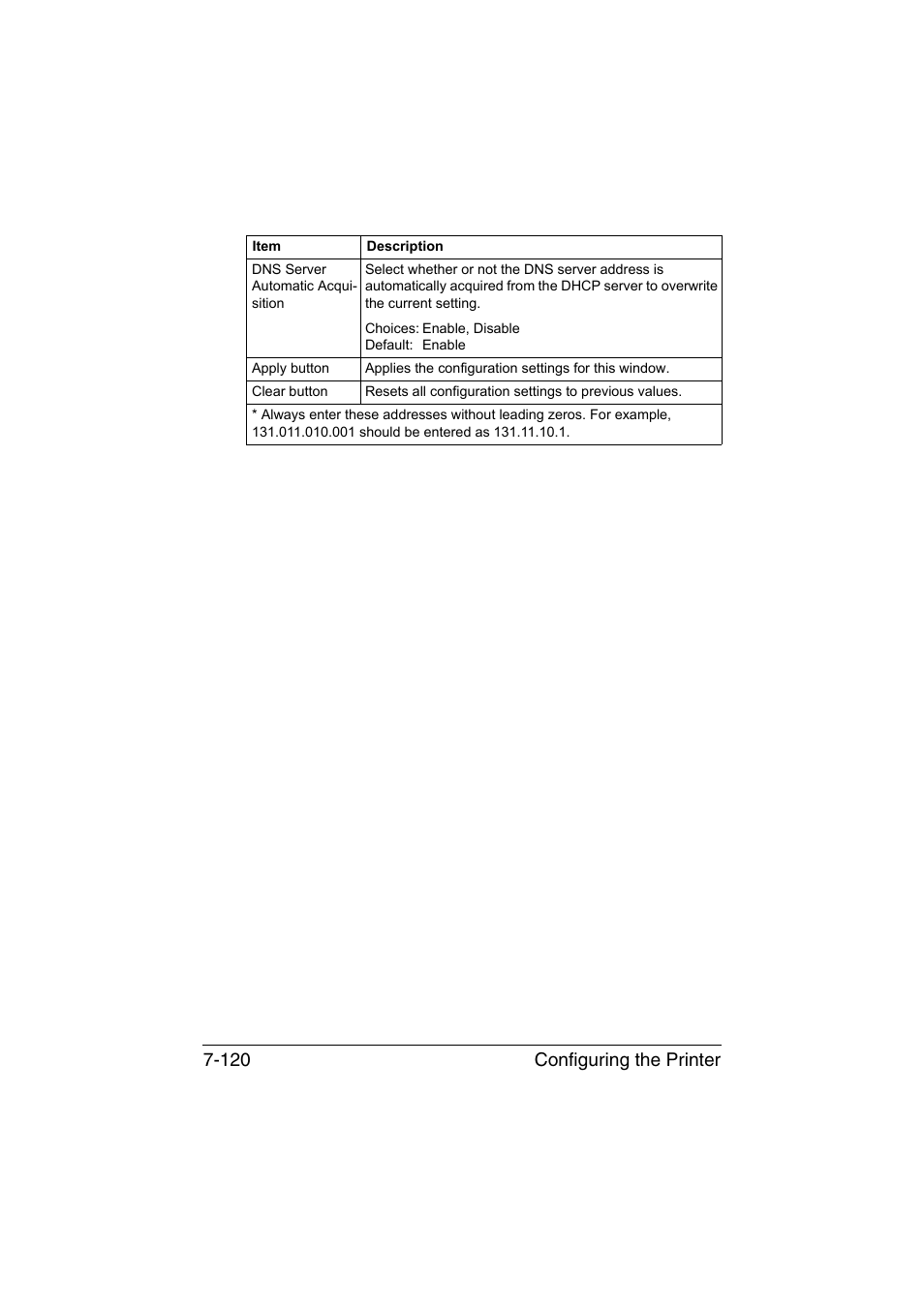 Configuring the printer 7-120 | Konica Minolta magicolor 4750EN-4750DN User Manual | Page 339 / 409