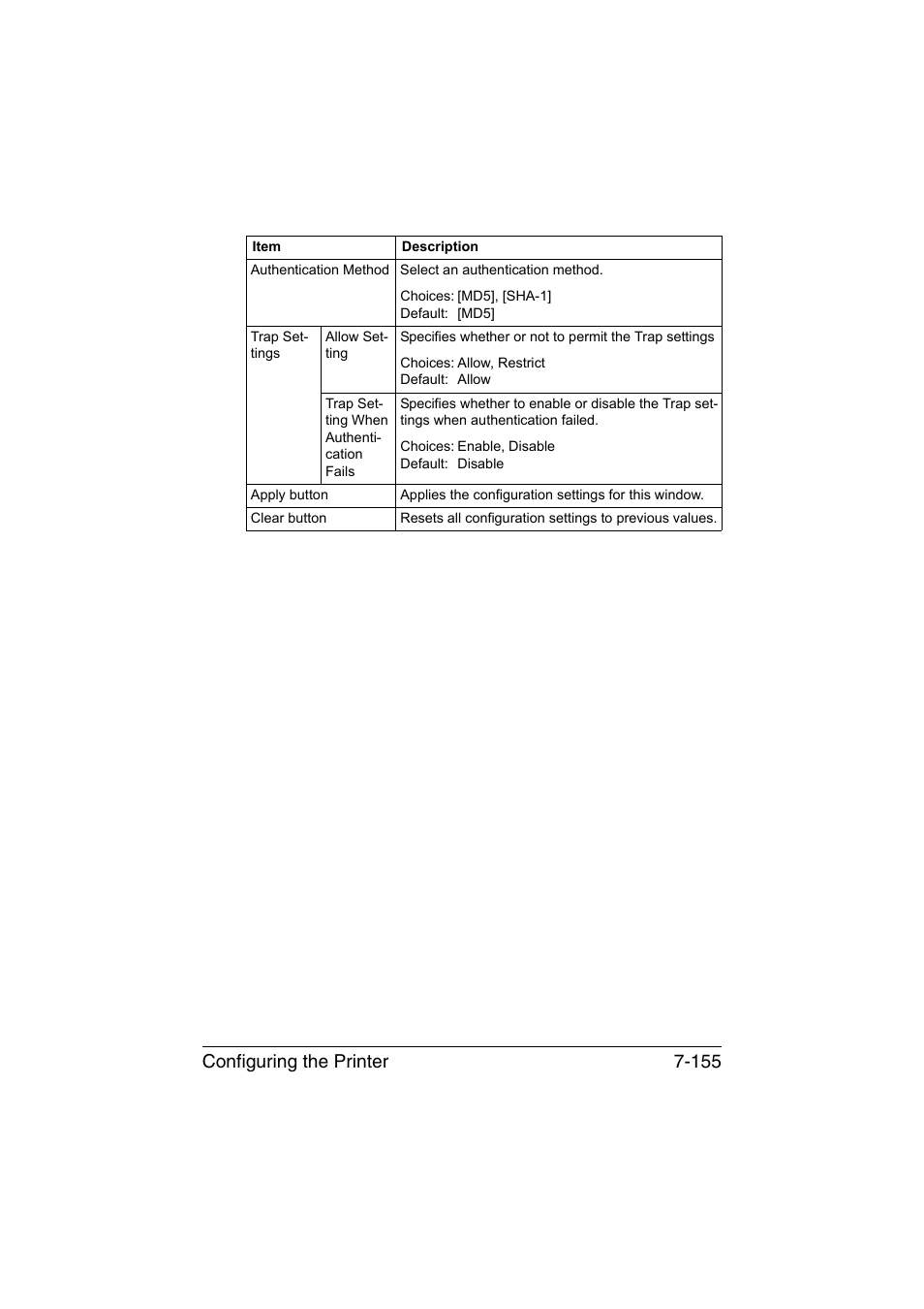 Configuring the printer 7-155 | Konica Minolta magicolor 4750EN-4750DN User Manual | Page 374 / 409