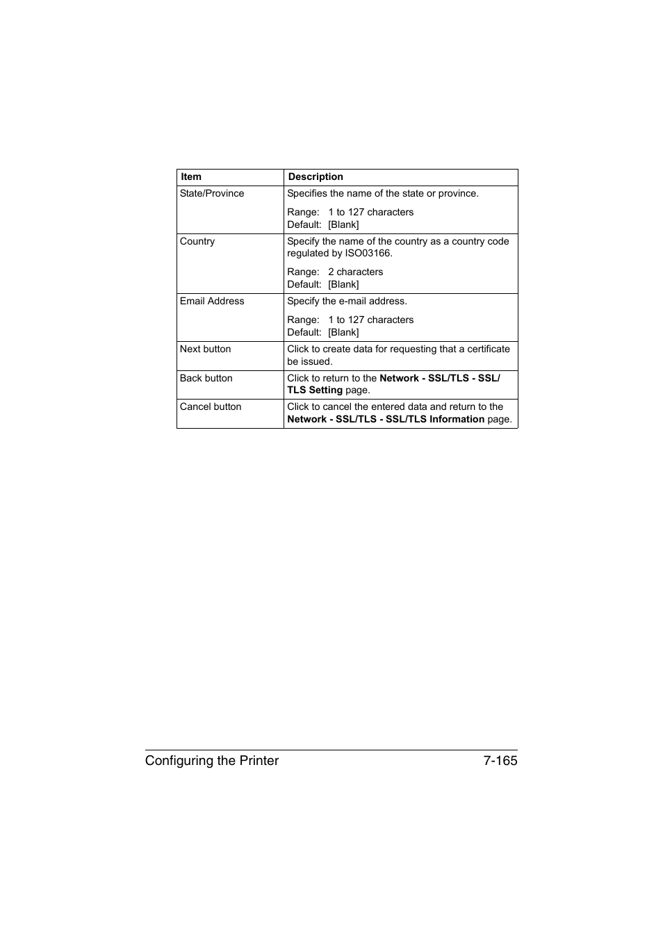 Configuring the printer 7-165 | Konica Minolta magicolor 4750EN-4750DN User Manual | Page 384 / 409