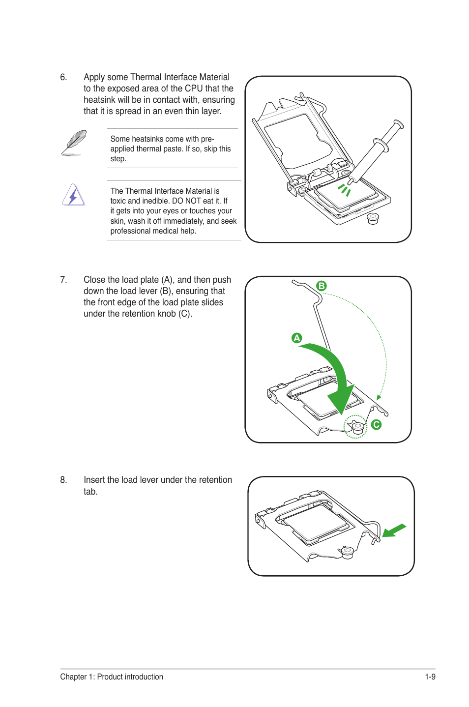 Asus MOTHERBOARD p8h61-m lx3 series User Manual | Page 19 / 65