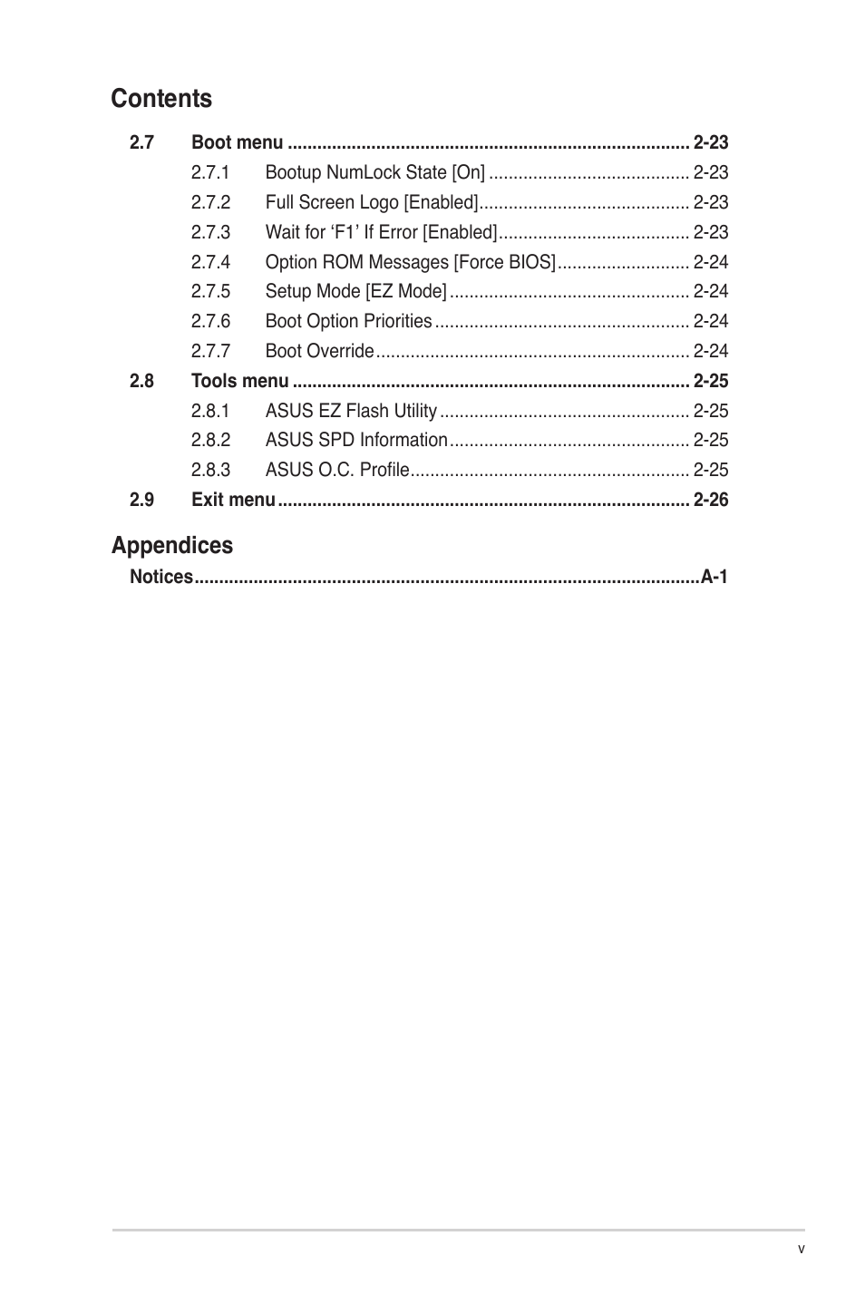 Asus MOTHERBOARD p8h61-m lx3 series User Manual | Page 5 / 65