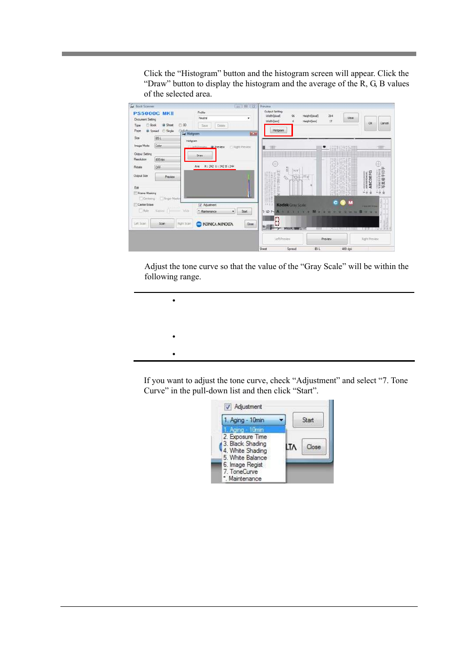 Konica Minolta PS5000C MKII User Manual | Page 47 / 94