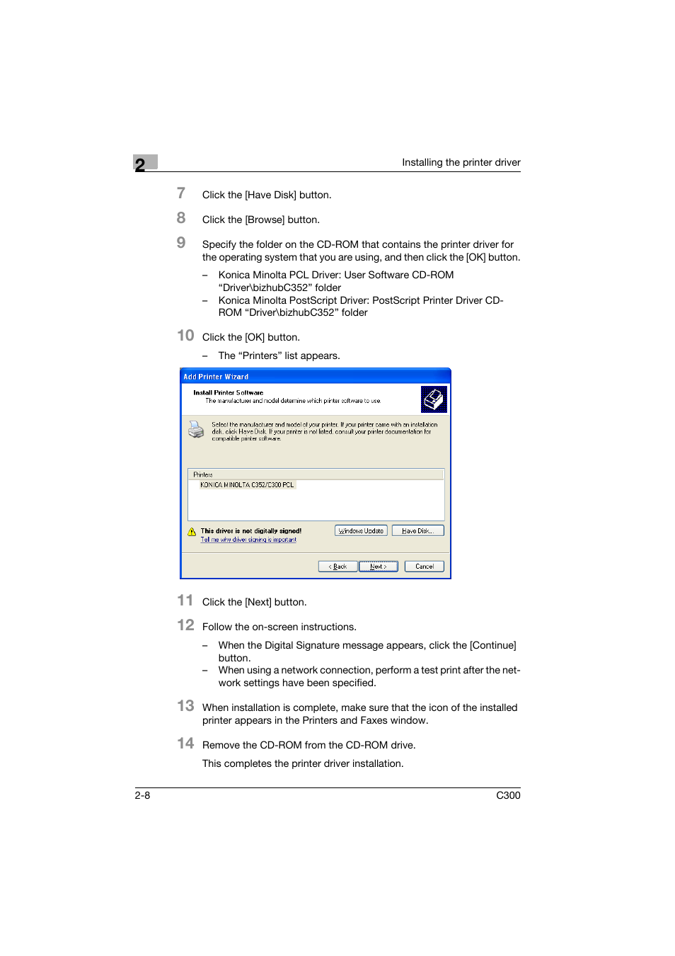 Konica Minolta bizhub C300 User Manual | Page 31 / 96