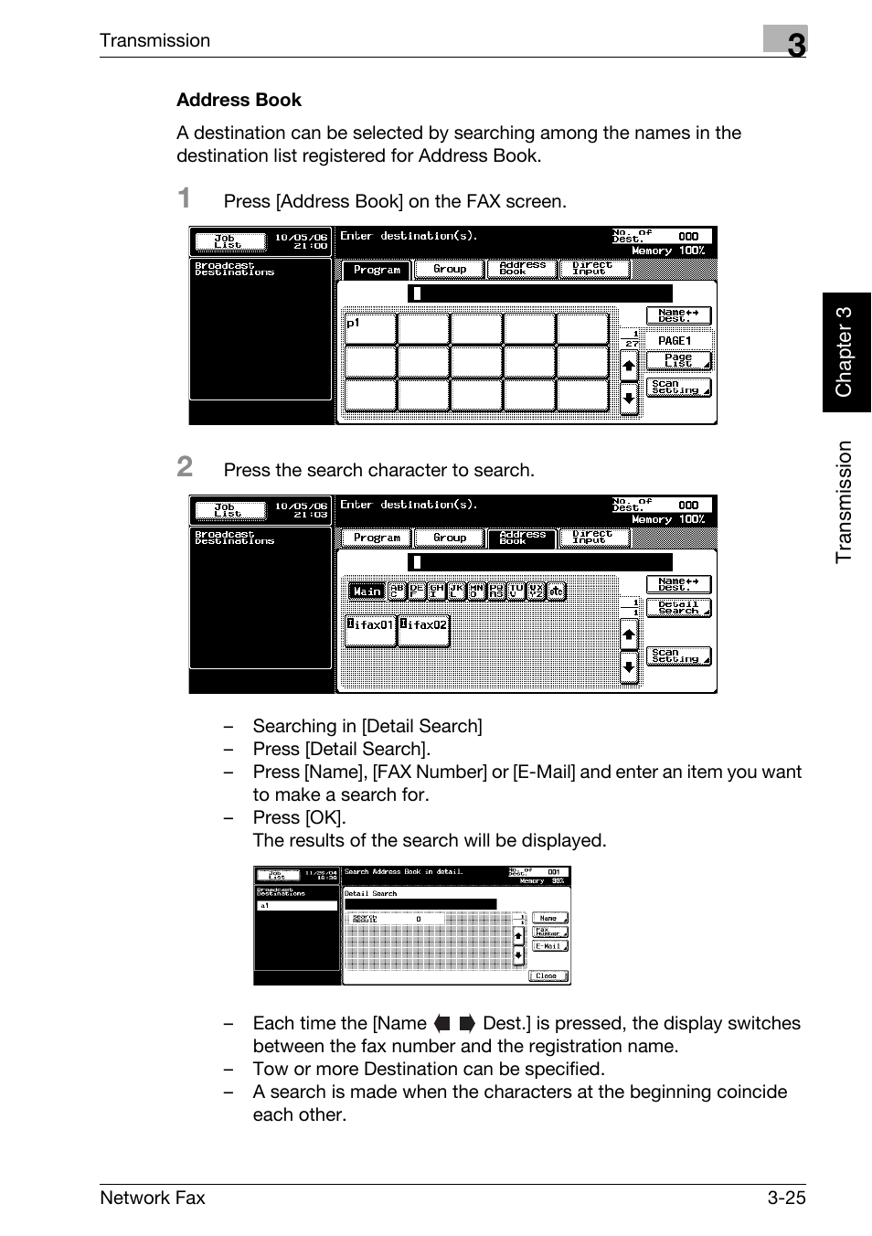 Address book | Konica Minolta bizhub 500 User Manual | Page 64 / 334