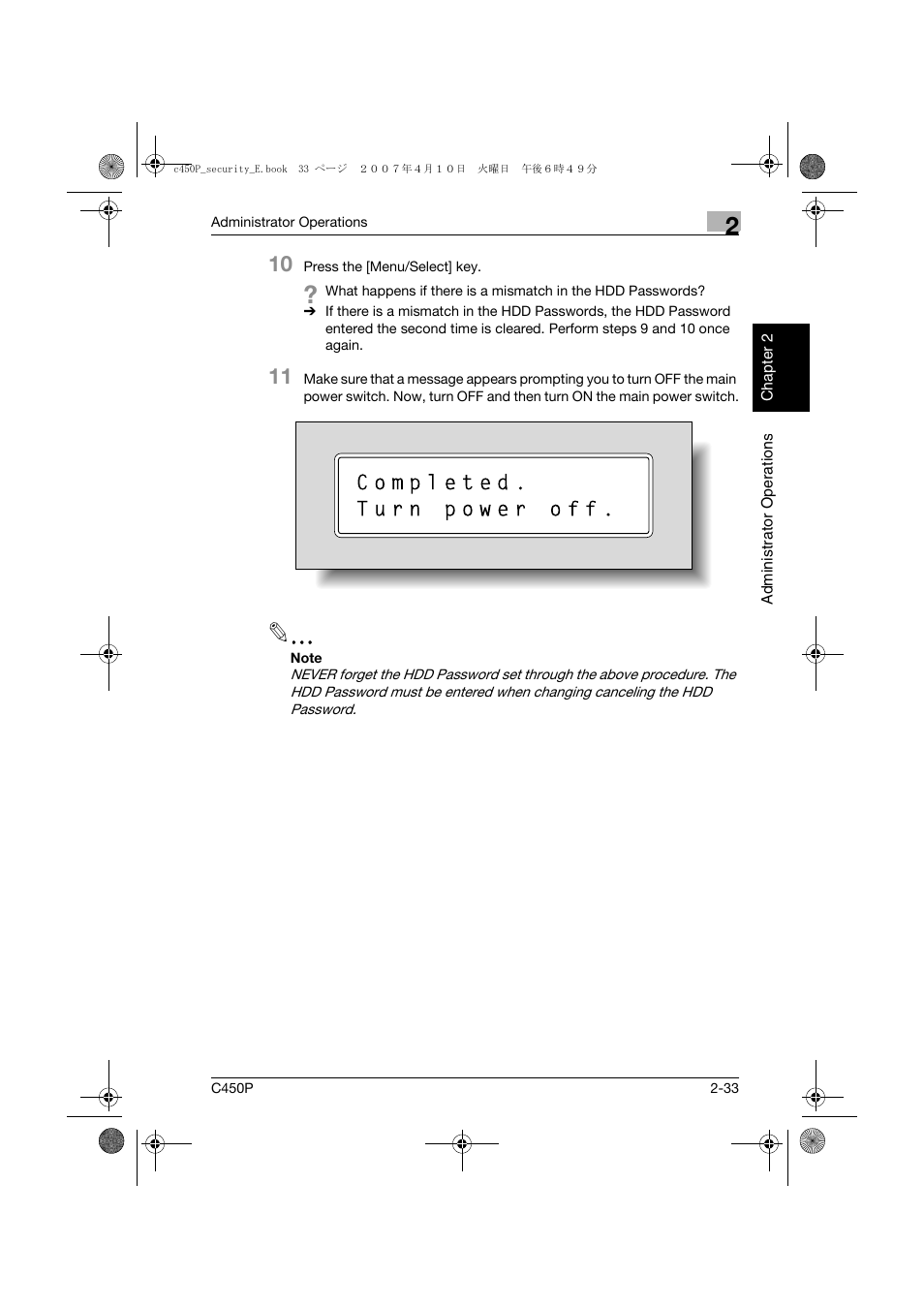 Konica Minolta bizhub C450P User Manual | Page 50 / 108