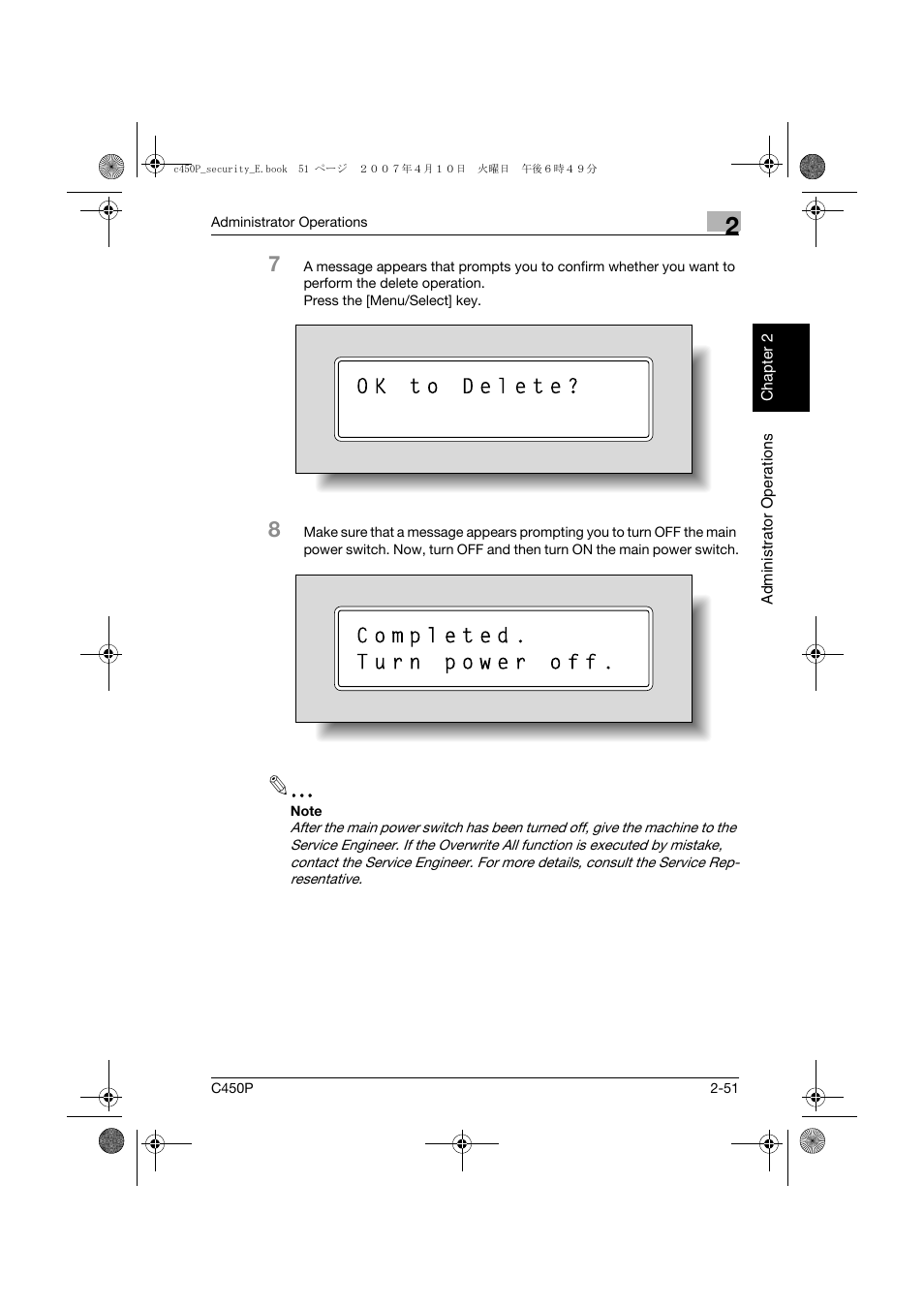 Konica Minolta bizhub C450P User Manual | Page 68 / 108