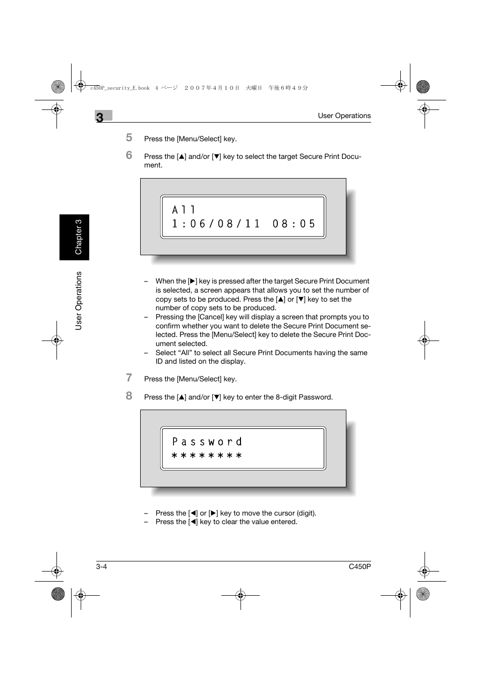 Konica Minolta bizhub C450P User Manual | Page 89 / 108