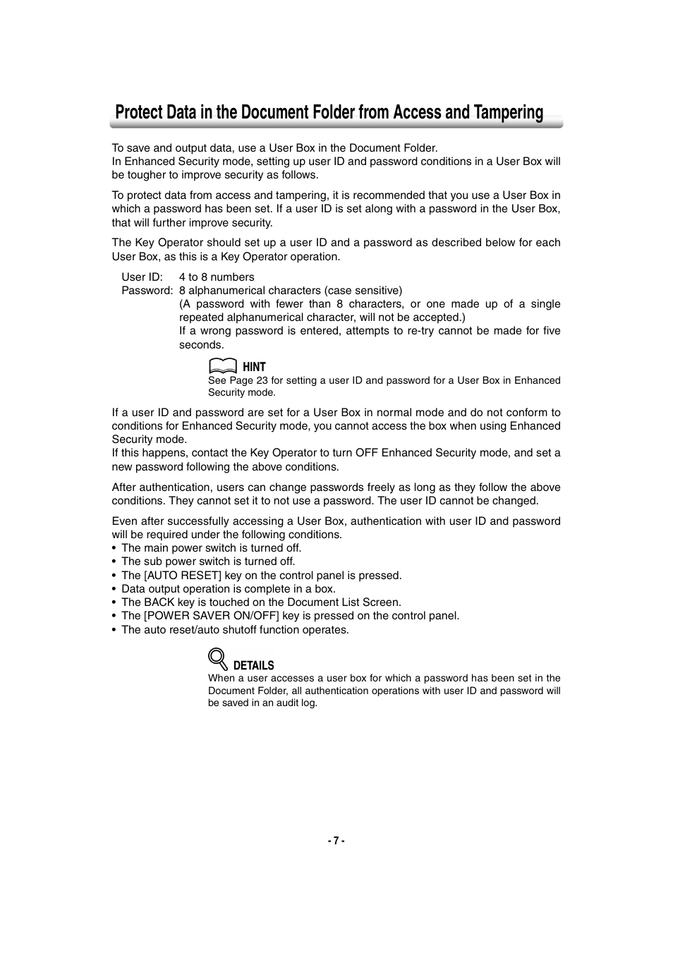 Konica Minolta 7145 User Manual | Page 13 / 40