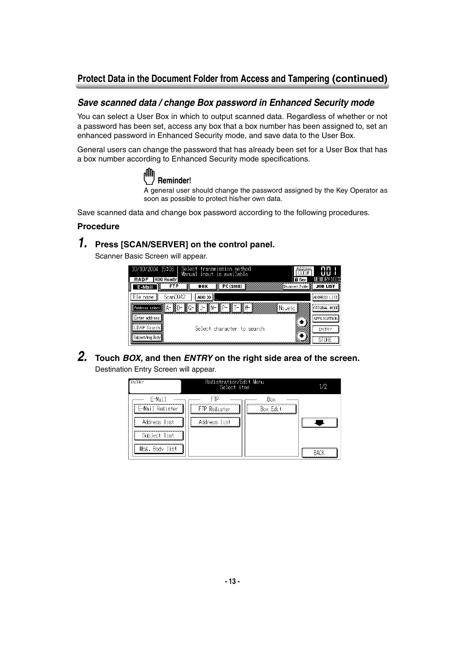 Konica Minolta 7145 User Manual | Page 19 / 40