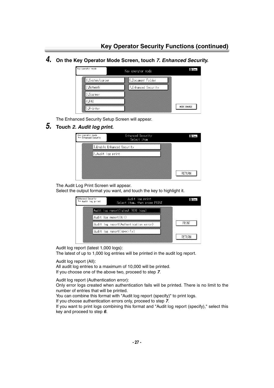 Konica Minolta 7145 User Manual | Page 33 / 40