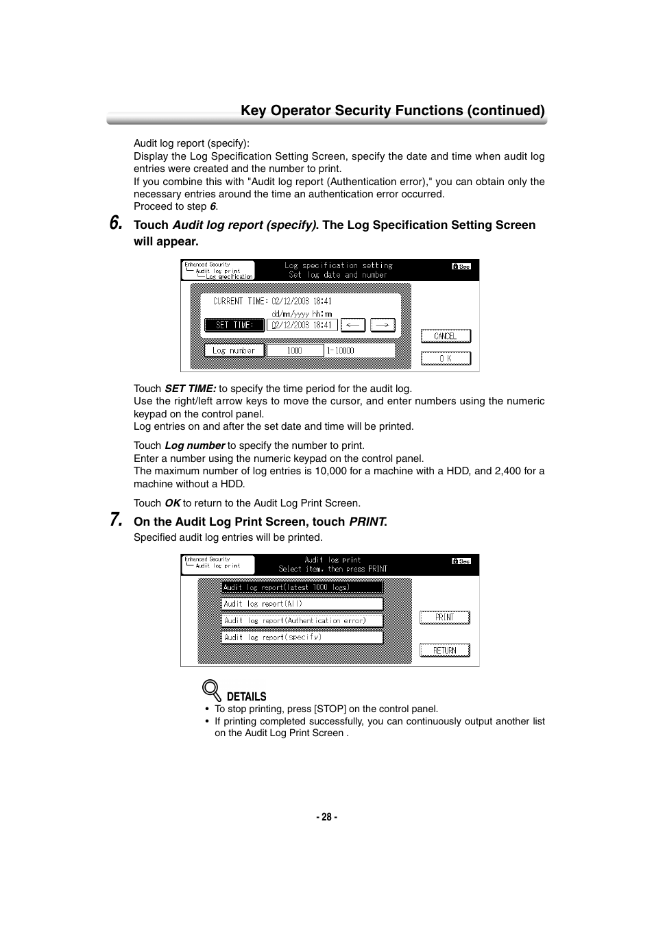 Konica Minolta 7145 User Manual | Page 34 / 40