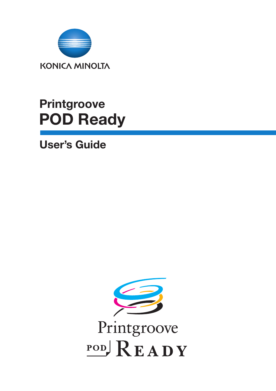 Konica Minolta Printgroove User Manual | 239 pages