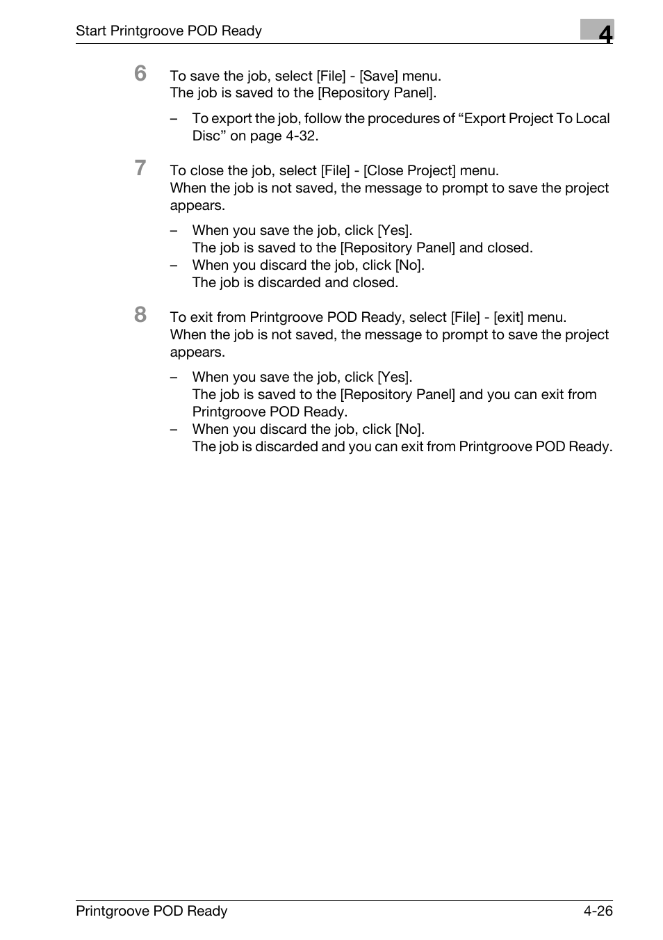 Konica Minolta Printgroove User Manual | Page 107 / 239