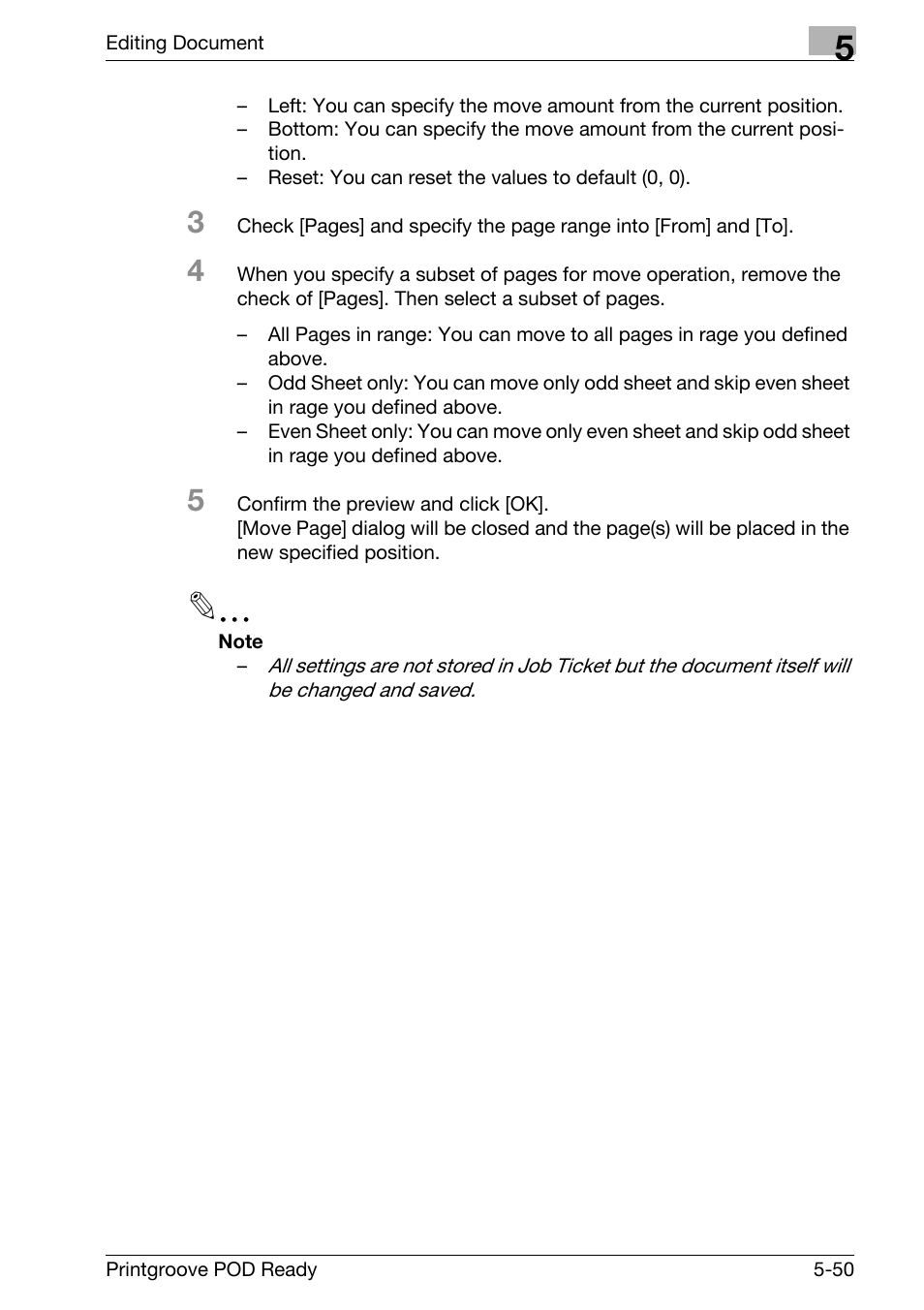 Konica Minolta Printgroove User Manual | Page 168 / 239
