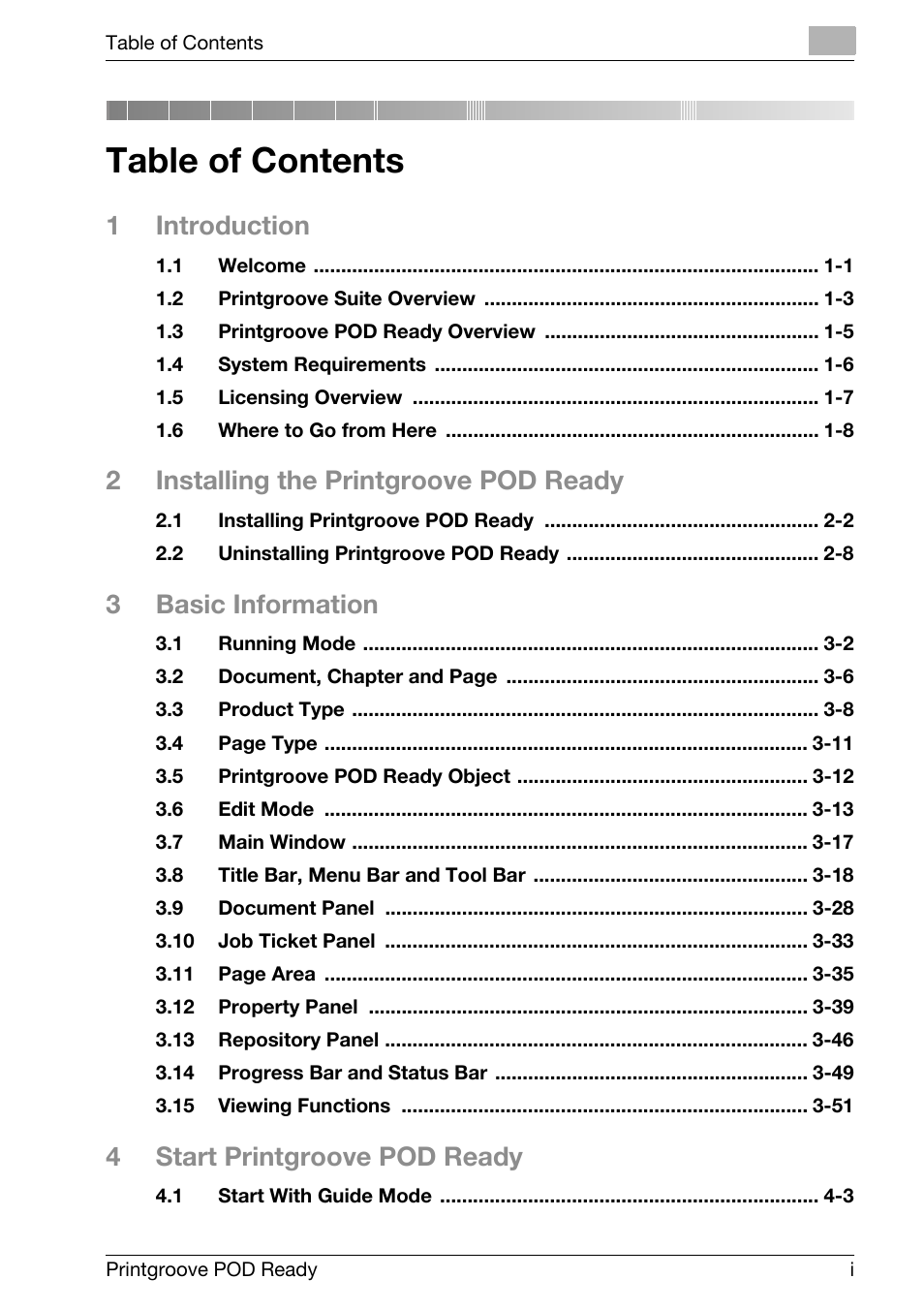 Konica Minolta Printgroove User Manual | Page 2 / 239
