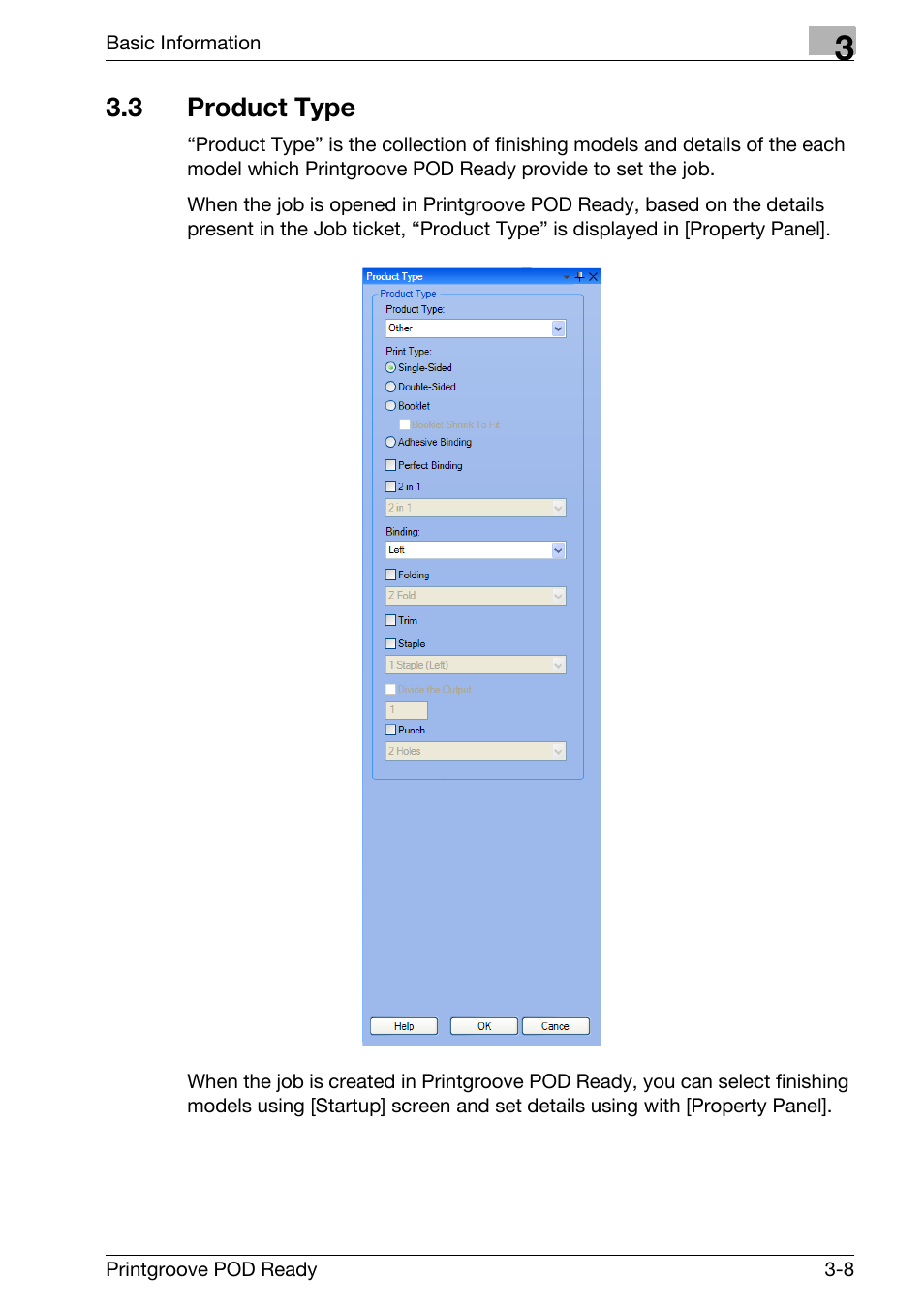 3 product type, Product type -8 | Konica Minolta Printgroove User Manual | Page 29 / 239