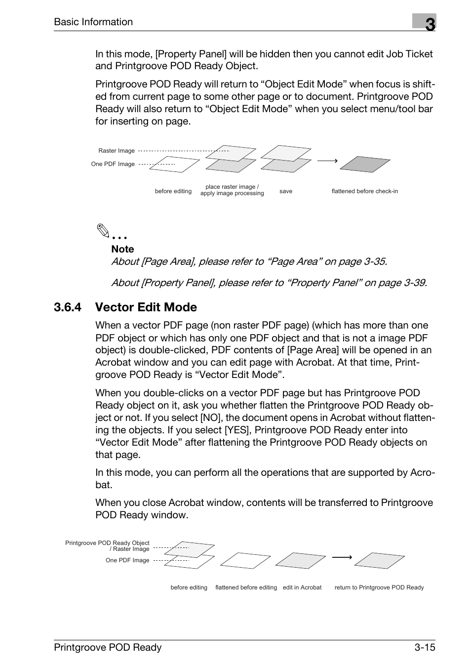 4 vector edit mode | Konica Minolta Printgroove User Manual | Page 36 / 239