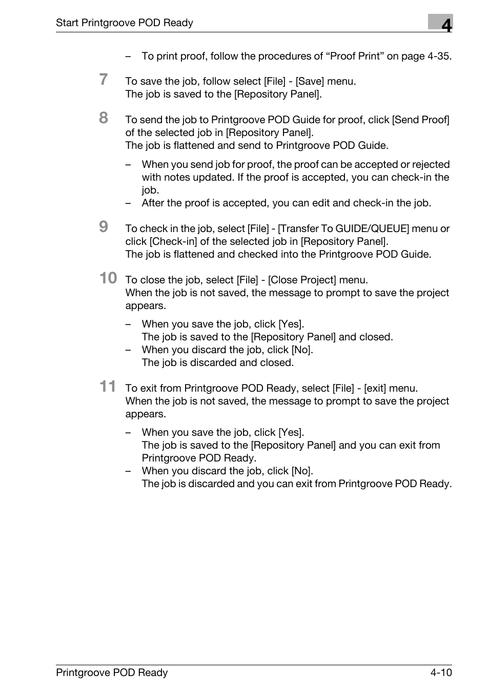 Konica Minolta Printgroove User Manual | Page 91 / 239