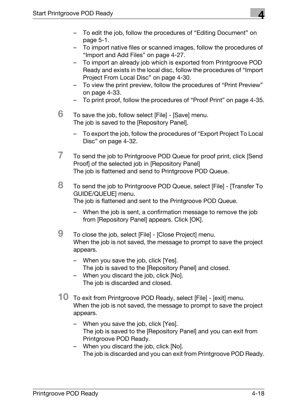 Konica Minolta Printgroove User Manual | Page 99 / 239
