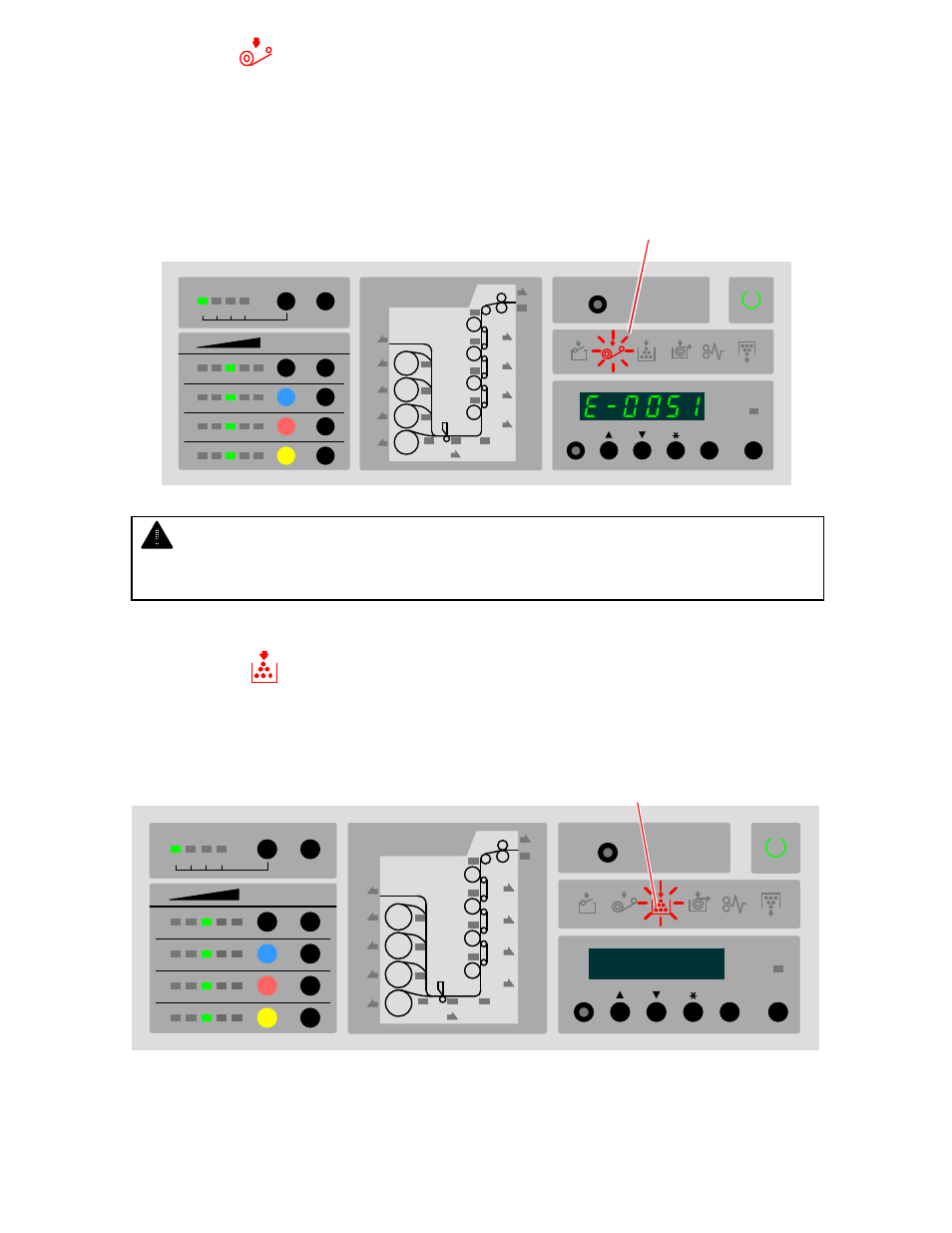 5. 2 web cleaner empty indicator, 5. 3 toner empty indicator | Konica Minolta KIP Color 80 User Manual | Page 137 / 150