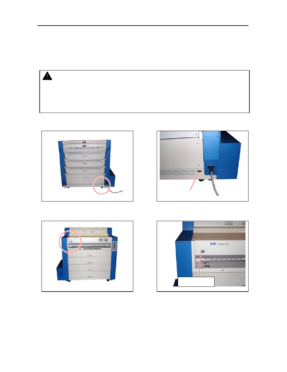 Power on / off, 2 operation details, 1 turning on the kip color 80 | Konica Minolta KIP Color 80 User Manual | Page 21 / 150