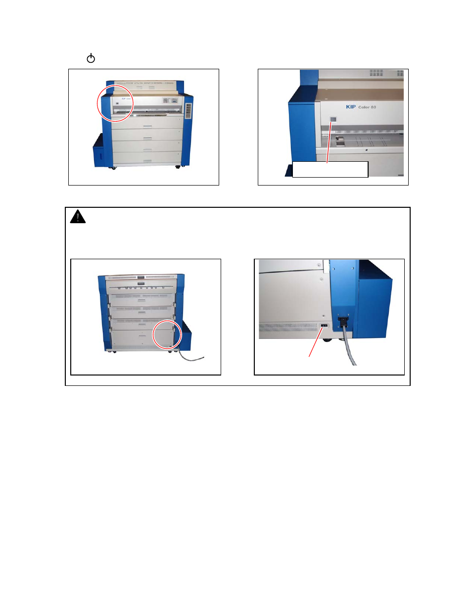 2 turning off the kip color 80 | Konica Minolta KIP Color 80 User Manual | Page 23 / 150