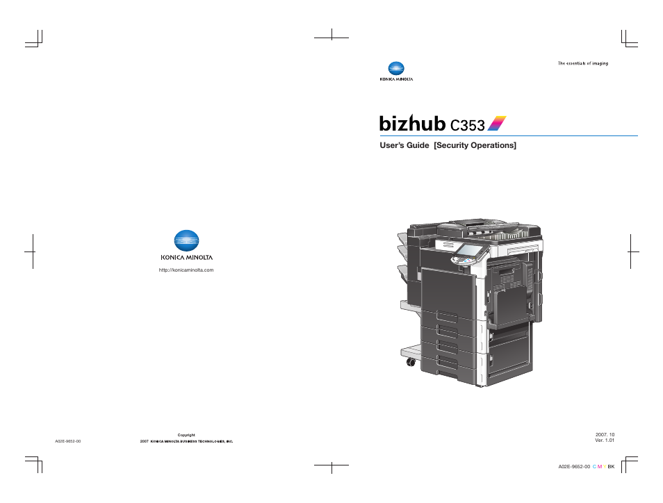 Konica Minolta bizhub C353 User Manual | 186 pages