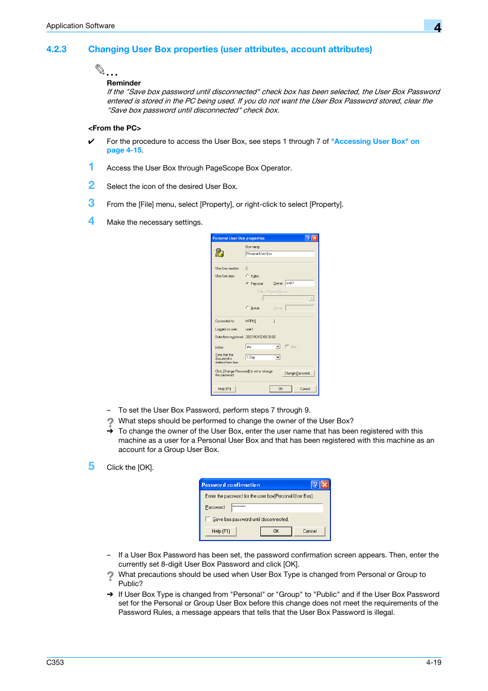 From the pc | Konica Minolta bizhub C353 User Manual | Page 172 / 186