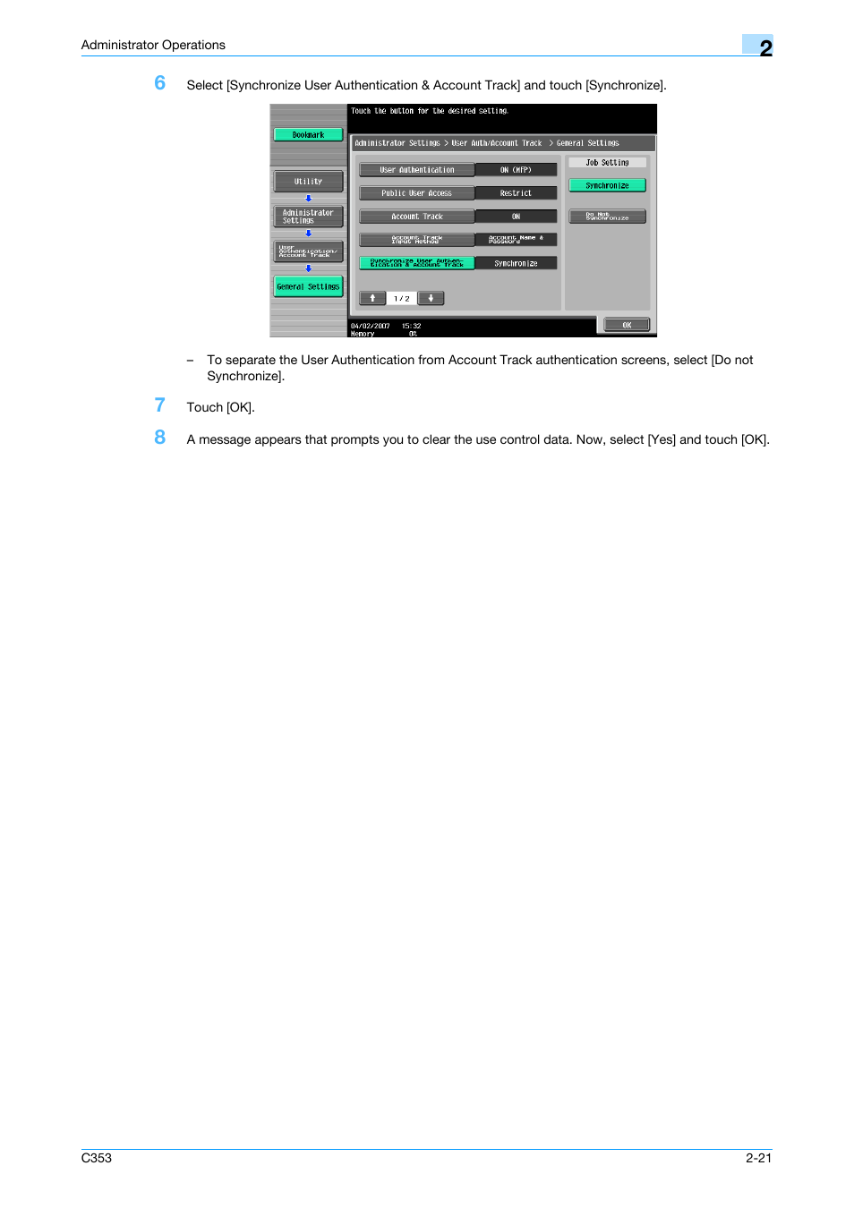 Konica Minolta bizhub C353 User Manual | Page 36 / 186