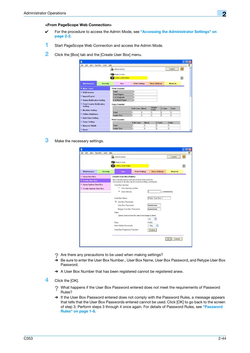 Konica Minolta bizhub C353 User Manual | Page 59 / 186