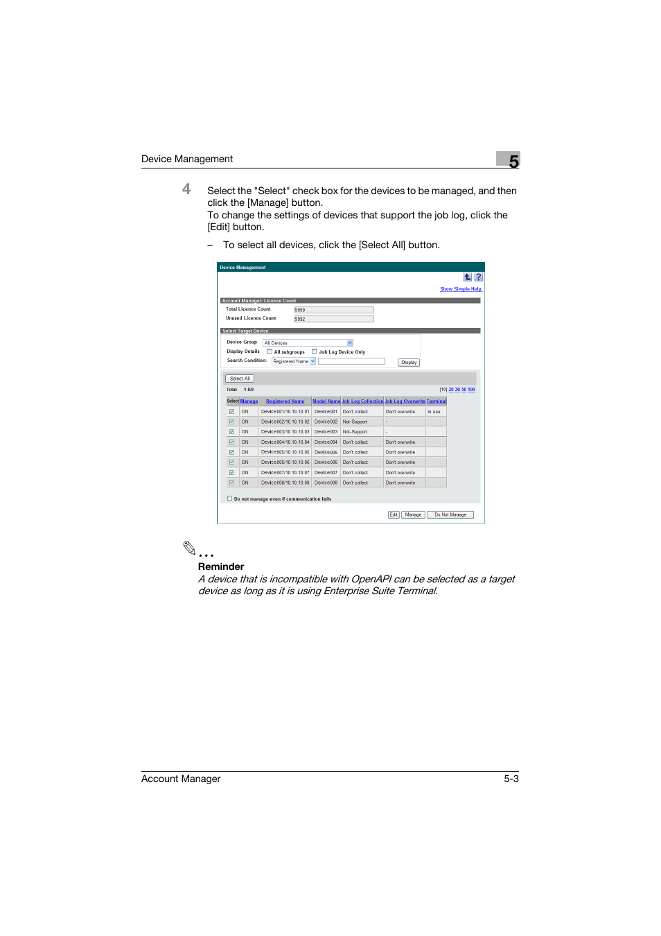 Konica Minolta PageScope Enterprise Suite User Manual | Page 27 / 39