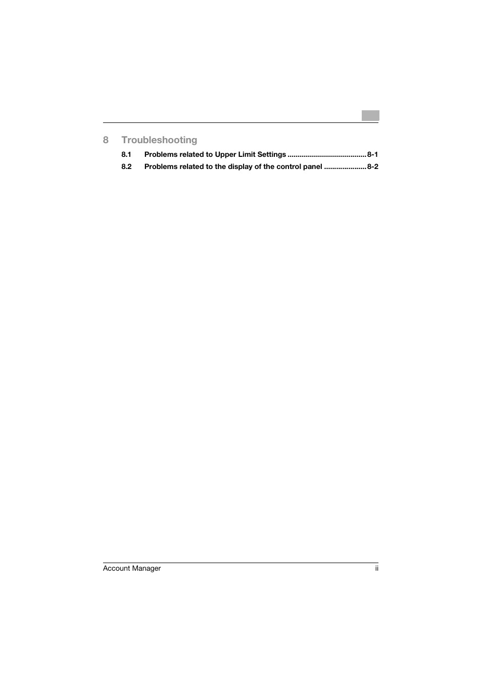 8troubleshooting | Konica Minolta PageScope Enterprise Suite User Manual | Page 3 / 39