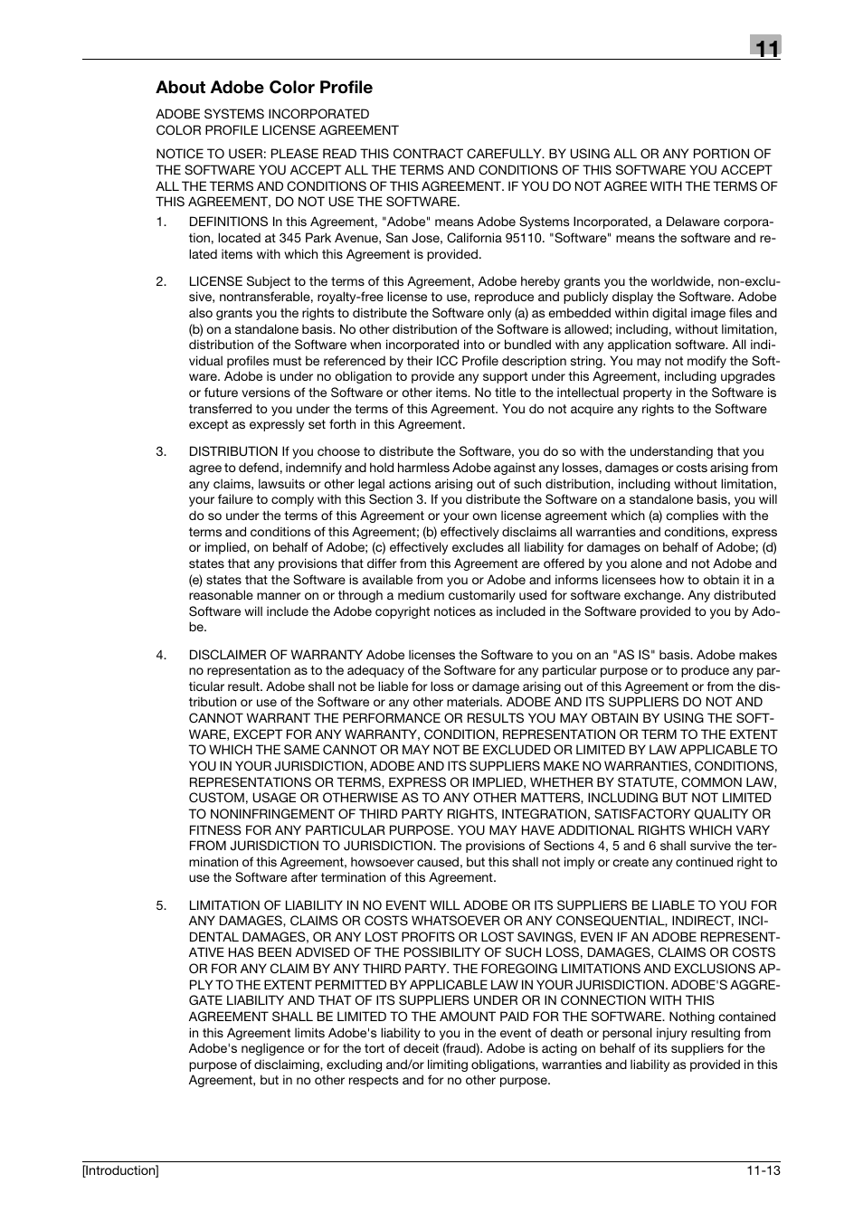 About adobe color profile, About adobe color profile -13 | Konica Minolta bizhub C3350 User Manual | Page 85 / 91