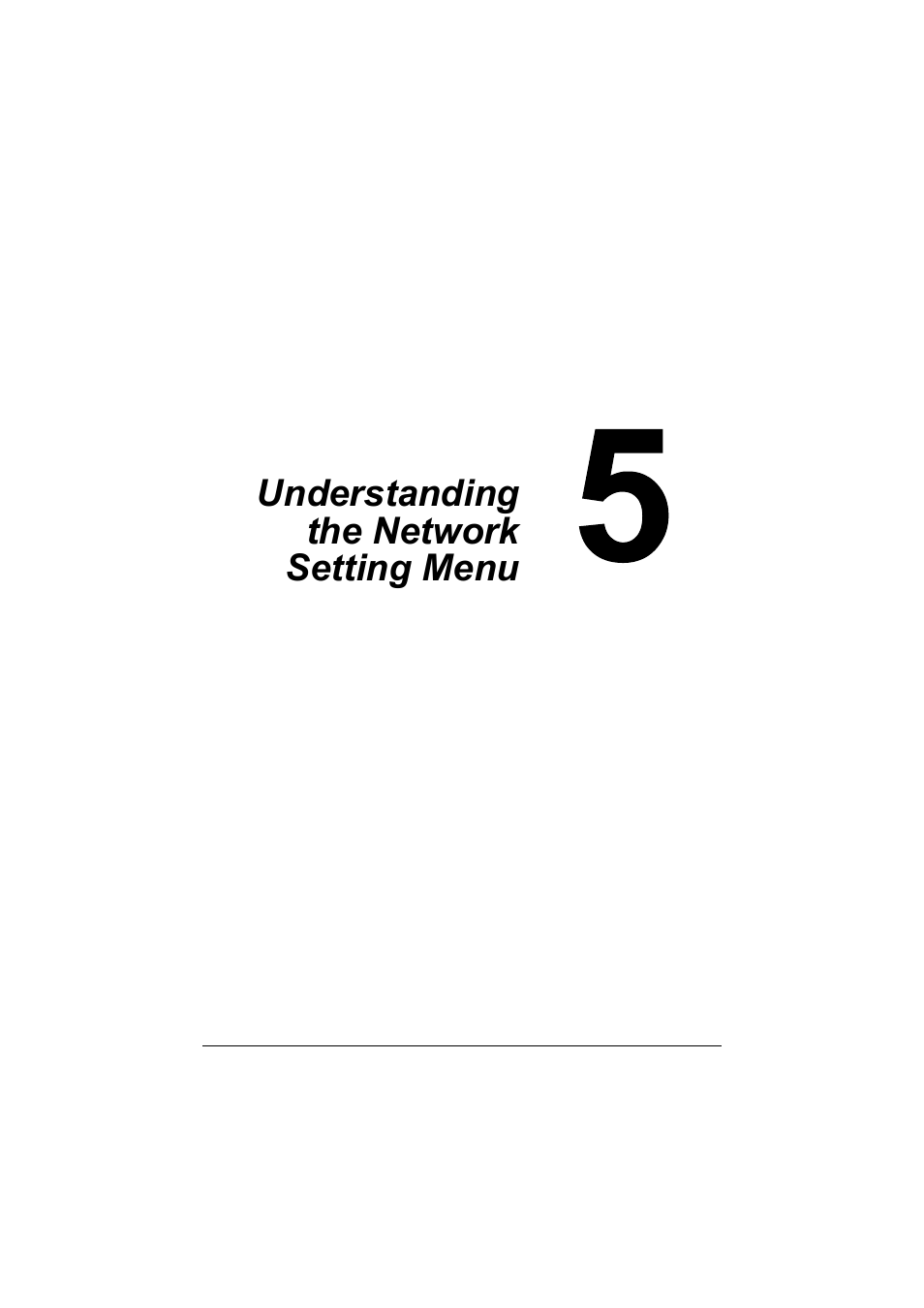 Ch.5 understanding the network setting menu, Understanding the network setting menu -1 | Konica Minolta magicolor 1690MF User Manual | Page 192 / 325