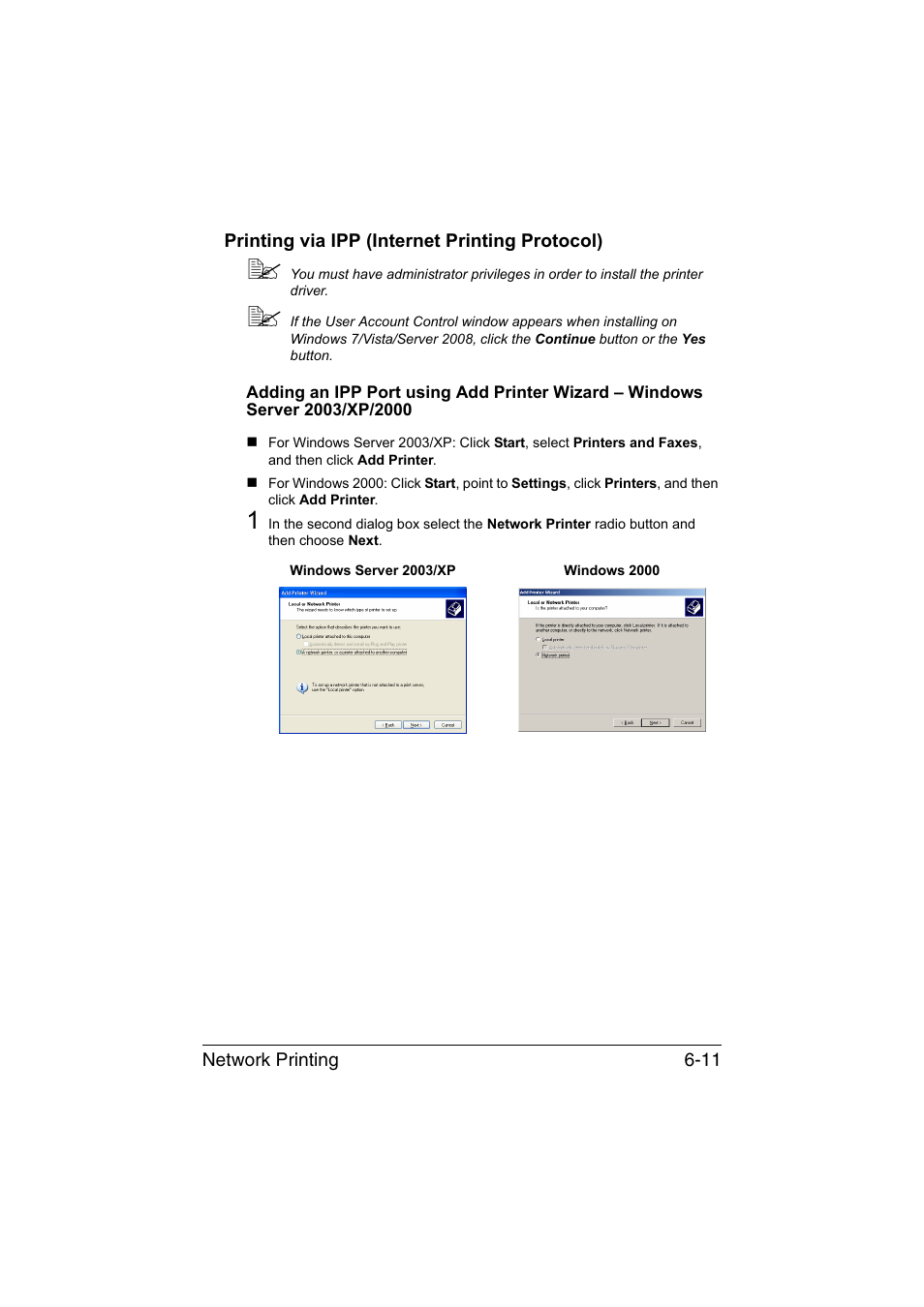 Printing via ipp (internet printing protocol), Printing via ipp (internet printing protocol) -11 | Konica Minolta magicolor 1690MF User Manual | Page 214 / 325