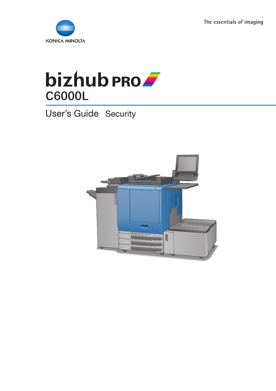 Konica Minolta bizhub PRO C6000L User Manual | 44 pages