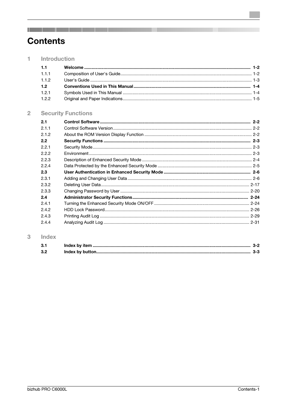 Konica Minolta bizhub PRO C6000L User Manual | Page 2 / 44