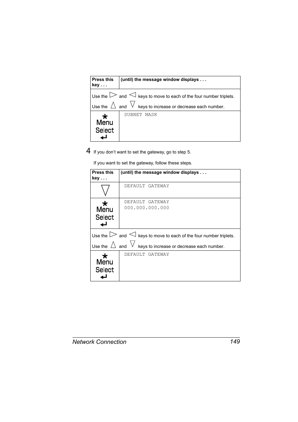 Network connection 149 | Konica Minolta bizhub C31P User Manual | Page 167 / 382